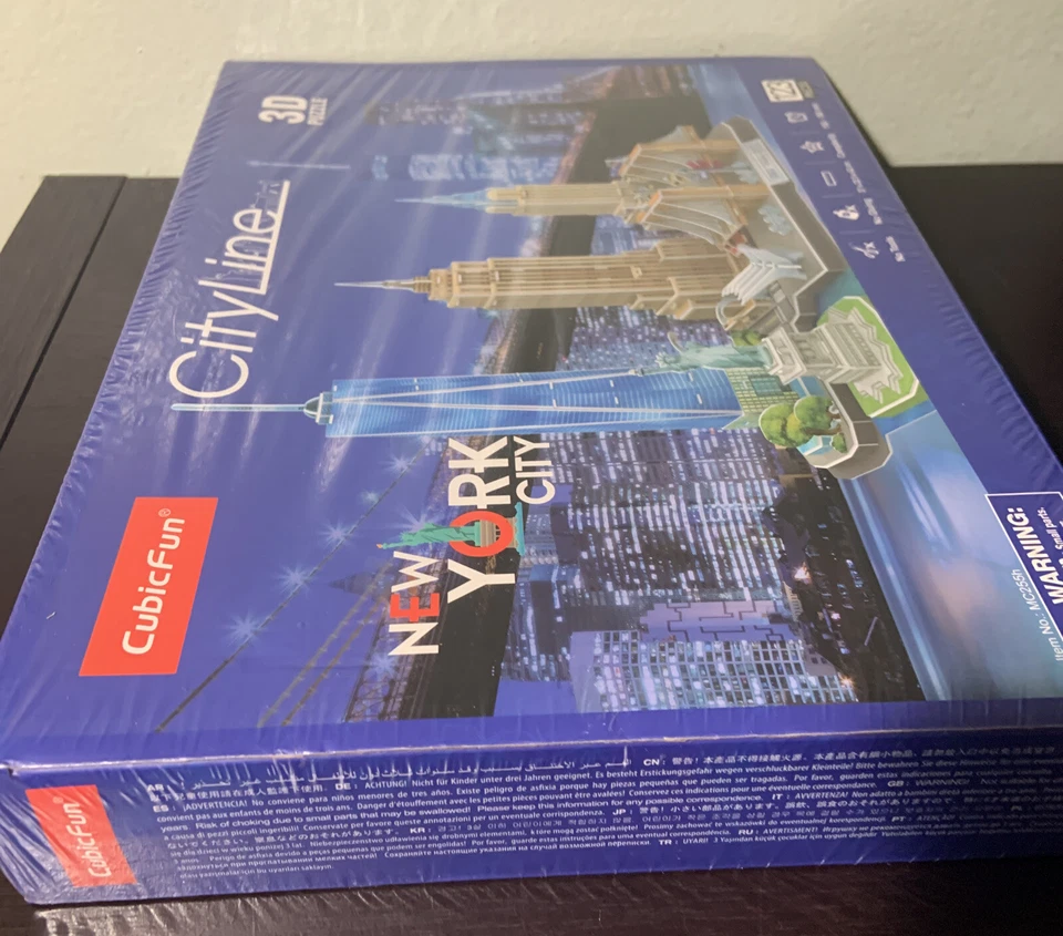 CubicFun CityLine 3D Puzzle City Line New York City Building Model NEW & Sealed - Image 4 of 4