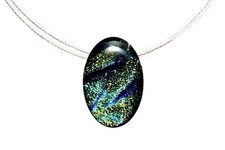 Schmuck Glasschmuck Glaskette Muranoglas ocean blue  Modeschmuck von GlasXpert