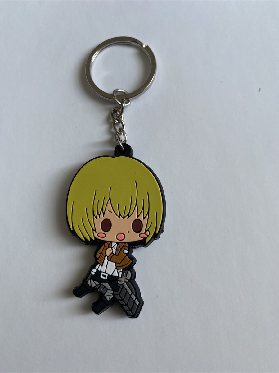Attack on Titan Armin Double Sided PVC Keychain Keyring Bag Charm