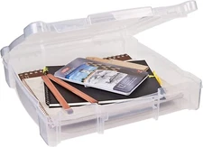ArtBin Essentials One-Compartment Craft Storage 14.13"L x 13.63"W x 3"H