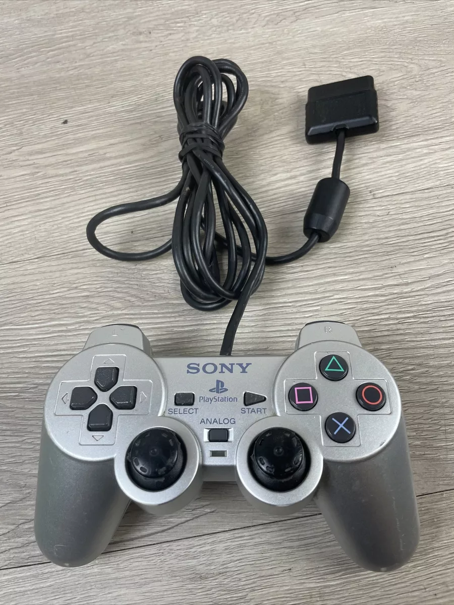 Original Playstation 2 PS2 Dualshock Silver Controller