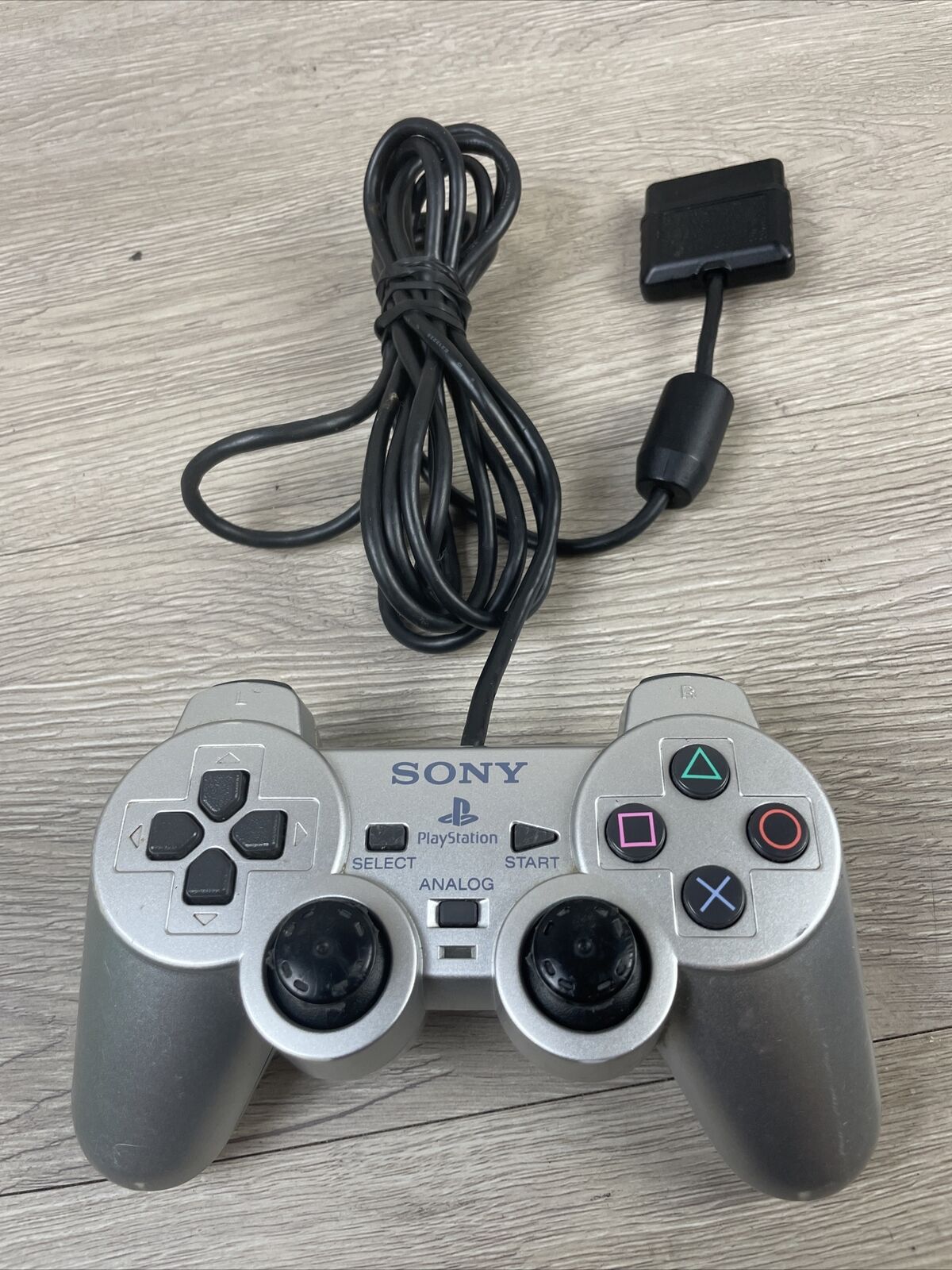  PS2 DualShock 2 Controller - Satin Silver : Videojuegos