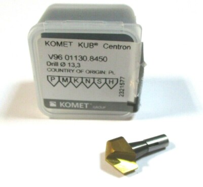 KOMET HM Bohrer Einsatz V96 01130.8450 Drill Ø13,3 KUB Centrum  Neu H27005