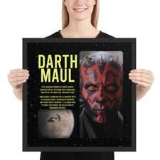 DARTH MAUL Star Wars Poster - Star Wars Wall ...