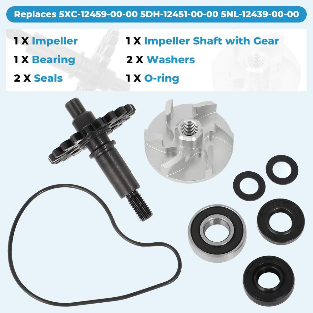 2001-2013 Yamaha YZ250F Water Pump Impeller Shaft Gear Kit For