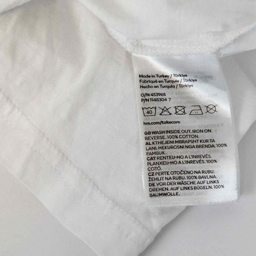 Eva Cremers x H&M Graphic Print Crew Neck Cotton T-shirt Loose Fit Kids Sz 8-10 - Picture 9 of 9