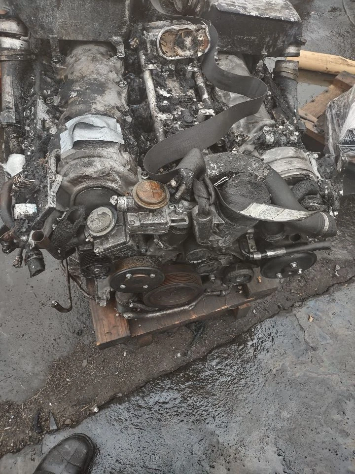 二手发动机完整组装适合:2007 梅赛德斯-奔驰 s 级 216 型 — 第 3/4 张图片