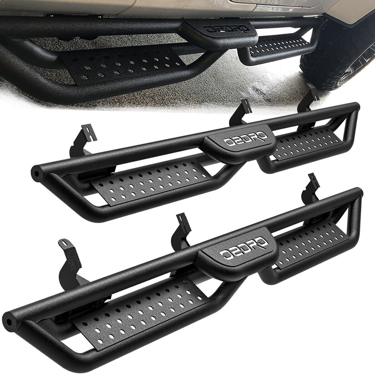 6" Running Boards for 2007-2020 2021 Toyota Tundra Double Cab Drop Side Step Bar