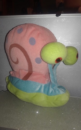 nickelodeon gary the snail viacom spongebob squarepants 8" plush