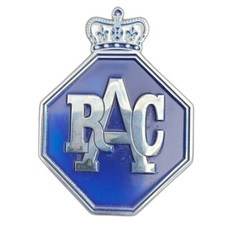 RAC Royal Automobile Club Car Badge VINTAGE STYLE