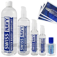 Swiss Navy Water Based lubricant Premium sex lube Personal glide Made in USA