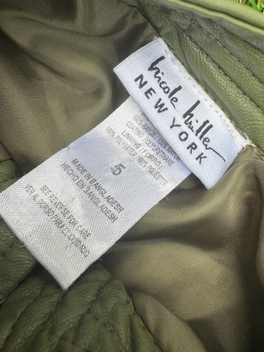 Nicole Miller New York Lined Hook Button Closer Jacket Girl's Size 5. - Picture 3 of 9