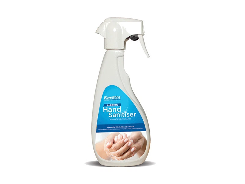 BARRETTINE HAND SANITISER 500ML BOTTLE - ALHS.50