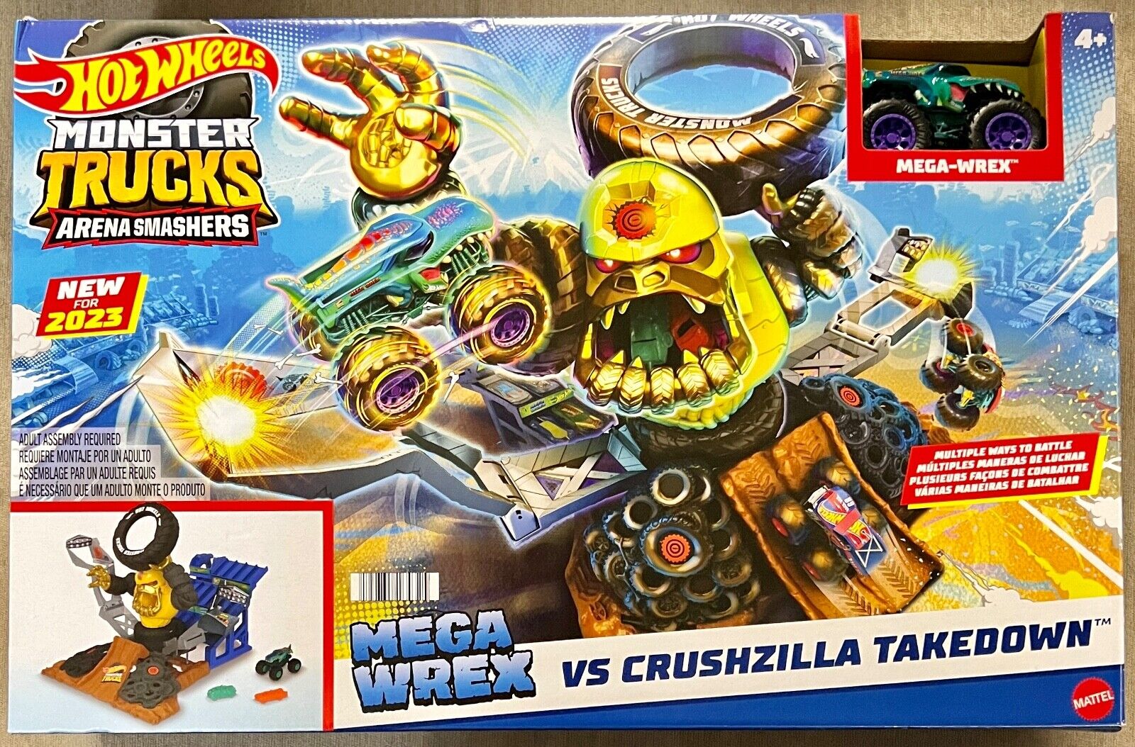 Hot Wheels Monster Trucks - Arena World Pista Central