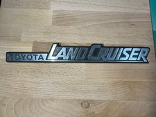 Toyota Land Cruiser Badge Emblem Oem Vintage 60-series