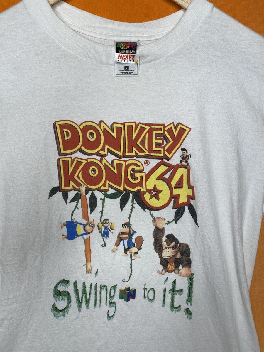 vintage Nintendo 90sドンキーコング64Tシャツ任天堂ゲーム