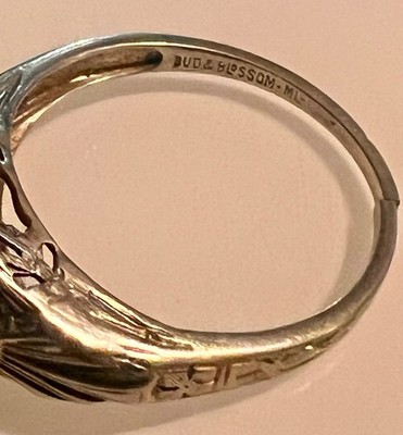 Antique Bud & Blossom Ring size 7.5