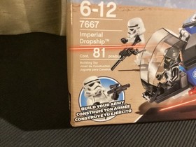 Lego Star Wars Imperial Dropship 7667 Black Stormtrooper Blaster Rifle 2008