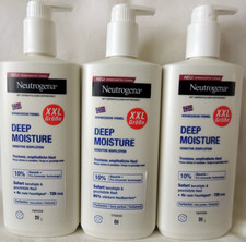 3x Neutrogena Deep Moisture Bodylotion 400ml ...