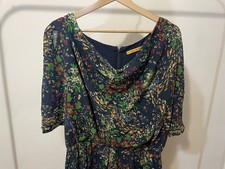Alice + Olivia Dress Blue Green Red Size L Worn Once Excellent Condition 12/14