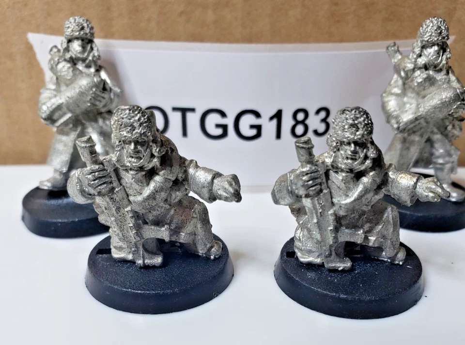 Warhammer 40K Ice Warriors Valhalla Mortar Loader/Operator Astra Militarum Metal - Image 2 of 4