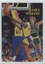 1996 Topps Stars Finest Refractor James Worthy #50 HOF h8k