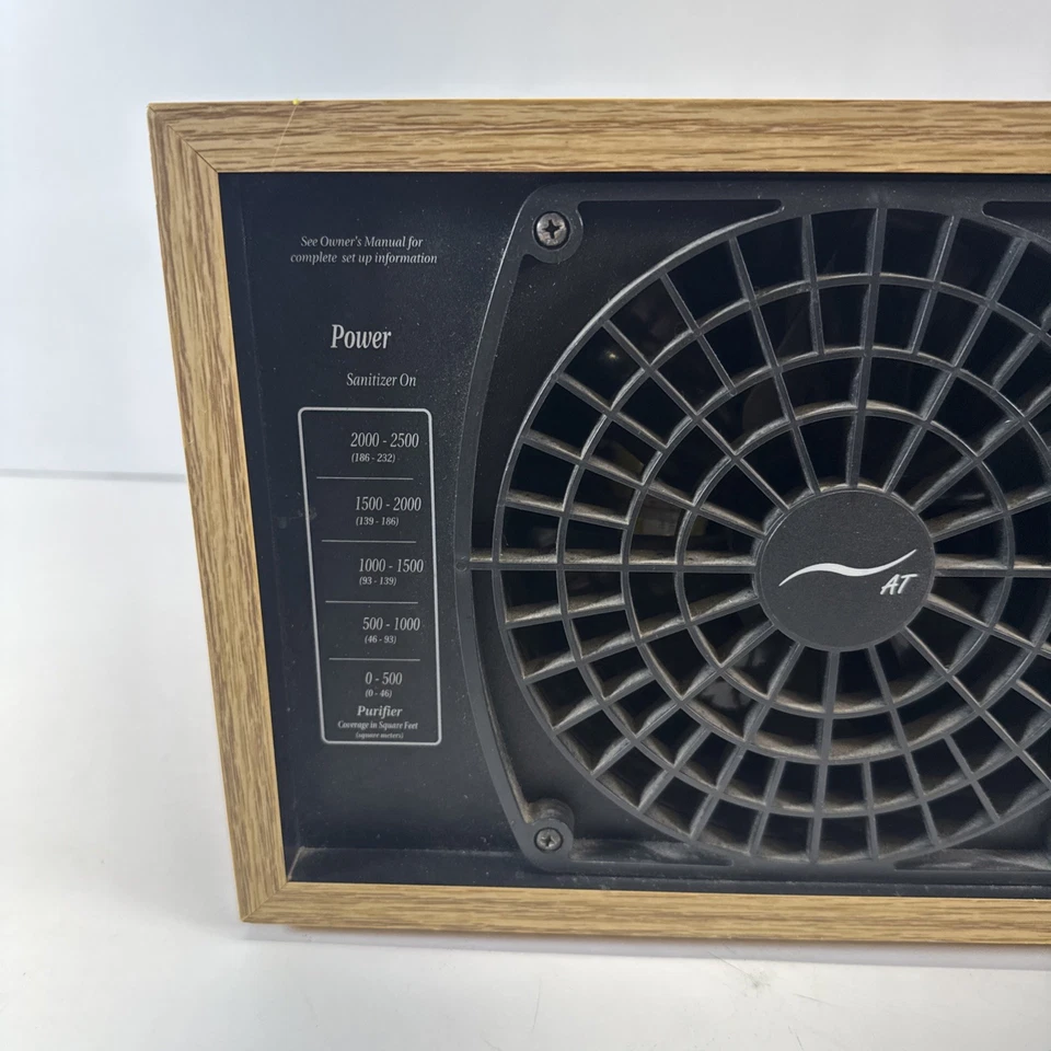 Purificador de aire desinfectante Breeze AT HF de EcoQuest unidad de grano de madera sin control remoto/cable Foto 3 de 4