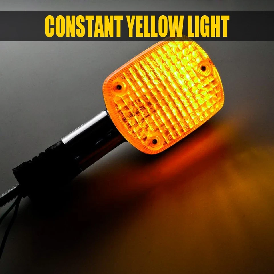 Luz indicadora intermitente intermitente LED ámbar mini universal para motocicleta 4 un. Foto 3 de 4