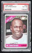 1966 Topps Joe Christopher #343 PSA 8 2d2