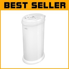 Steel Diaper Pail, , Odor Lock, White