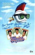 Tom Berenger, Charlie Sheen, & Corbin Bernsen signed 11x17 Poster Jake Taylor, R