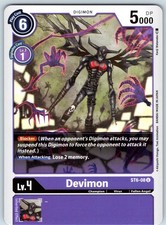 Devimon Uncommon Starter Deck 06: Venomous Violet Normal ST6-08 U NM