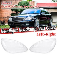 Scheinwerferglas Set klar für Mercedes S-Klasse W220 1998-2005 Links + Rechts