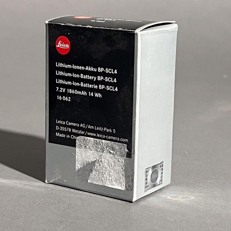 Leica BP-SCL4 Lithium-Ion Battery for SL #24003 - BOX ONLY 16 062
