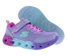Skechers Lights Heart Lights Color Joyful PS Girls Shoes Size 4, Color: