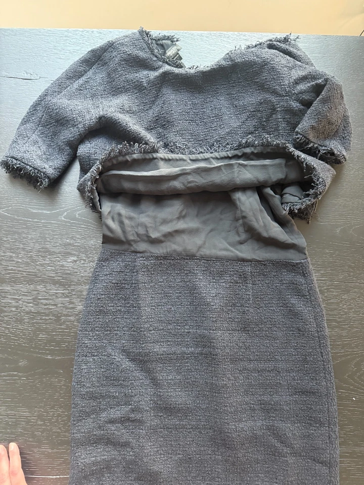 Mini Vestido Giambattista Valli Tweed "Look Dos Piezas" - IT 40 (XS) Foto 3 de 4