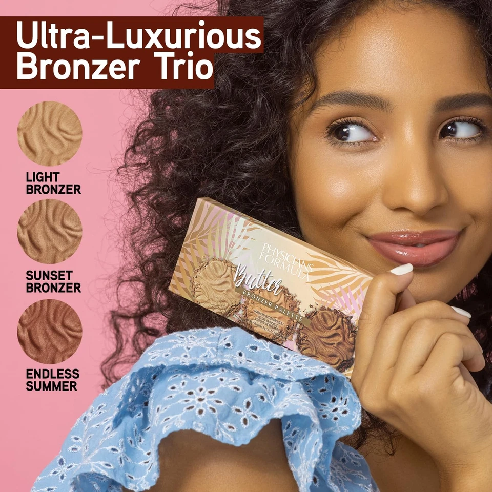 Physicians Formula Murumuru Butter Bronzer Palette Set Bronzer Blush Highlighter - Image 2 of 4