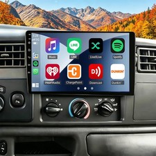 10.1 2 Din Car Stereo Ford F-250/350 99-04 CarPlay Android Auto GPS BT SWC 4+64G
