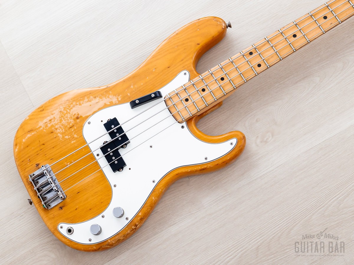 ベース Fender Precision Bass 1972 1972 Fender Precision Bass Natural Ash Vintage Bass w/ 1 1/2
