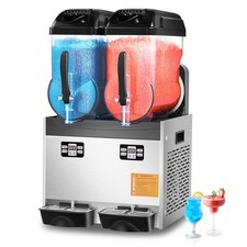 Uimoso 12Lx2 Commercial Slushie Machine Margarita Smoothie Frozen Drink Maker