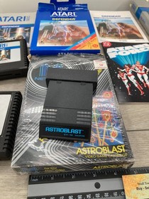 Vintage Atari 5200 Video Game Lot Pac Man 5208 Defender Joust DC Comic Magazine