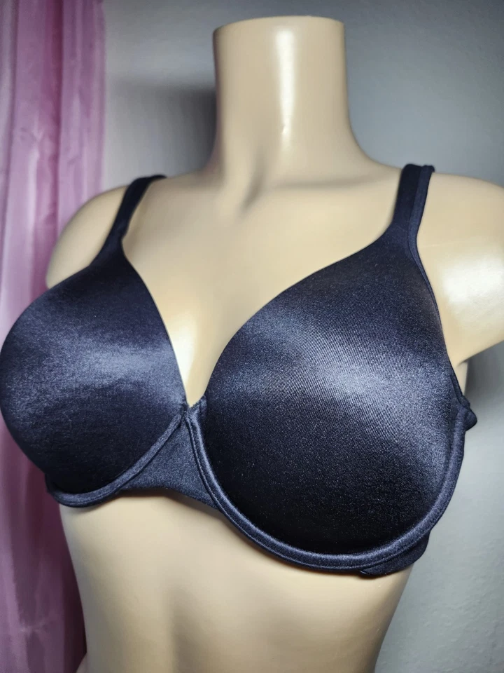 Vanity Fair Bra 40C Underwire 75298 Body Shine Full Coverage Underwire Black - Image 3 of 4