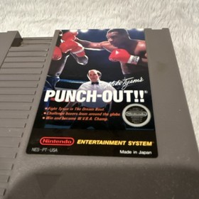 NES Nintendo Mike Tyson's Punch-Out!! Boxing Sports NES NTSC-U/C Game Cartridge