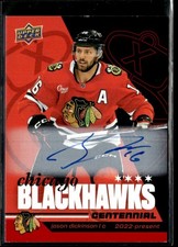 2025-26 Upper Deck Chicago Blackhawks Centennial Auto Jason Dickinson Auto #71