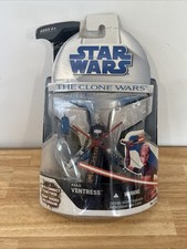 Star Wars Clone Wars 2008  Asajj Ventress Action Figure No. 15  Hasbro NEW