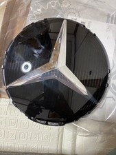 Mercedes-Benz 3-Star Logo Emblem Black Glass Used Decoration