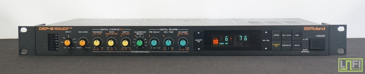 Roland DEP-5 Vintage 80's Digital Multi Effects Processor 1U Rack