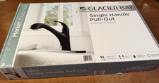 Glacier Bay Kitchen Faucet Pull-Out Sprayer Matte Black Single Handle Open Box