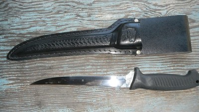 Maxam Fillet Fishing Knife Japan with Sheath 7 1/4'' Blade