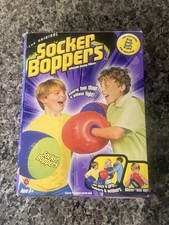 Socker Boppers Inflatable Boxing Pillows - Purple & Yellow New Open Box